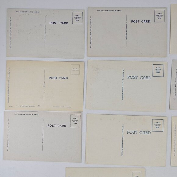 Vintage Asheville Postcard Lot of 10 Humorous Comic Illustrations Unused Made in - Picture 7 of 9